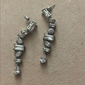 Silver Bohemian Dangle Earrings